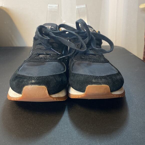 Vans Men's Black Orange UltraCush Suede Athletic Trainer Sneaker sz 7 minimalist - Picture 3 of 10